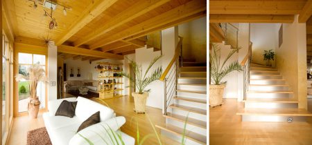 Innenstiegen Pichler Holzbau