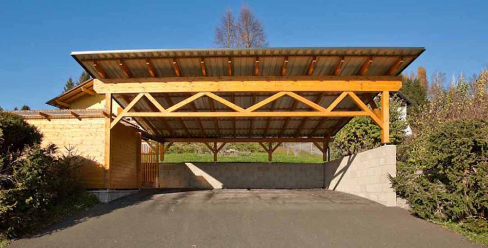 Doppelcarport Pichler Holzbau